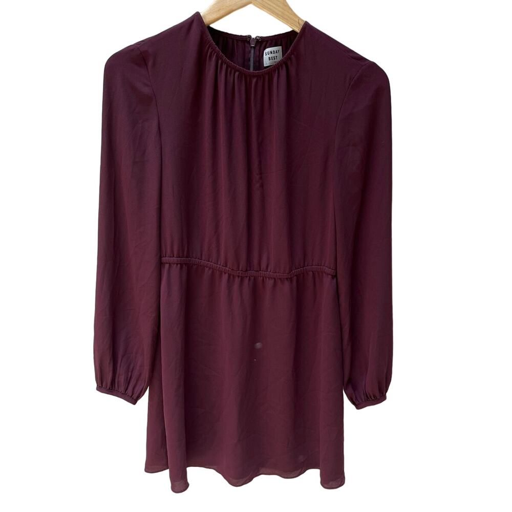 Aritzia Sunday Best Long-sleeved mini Dress Size 0